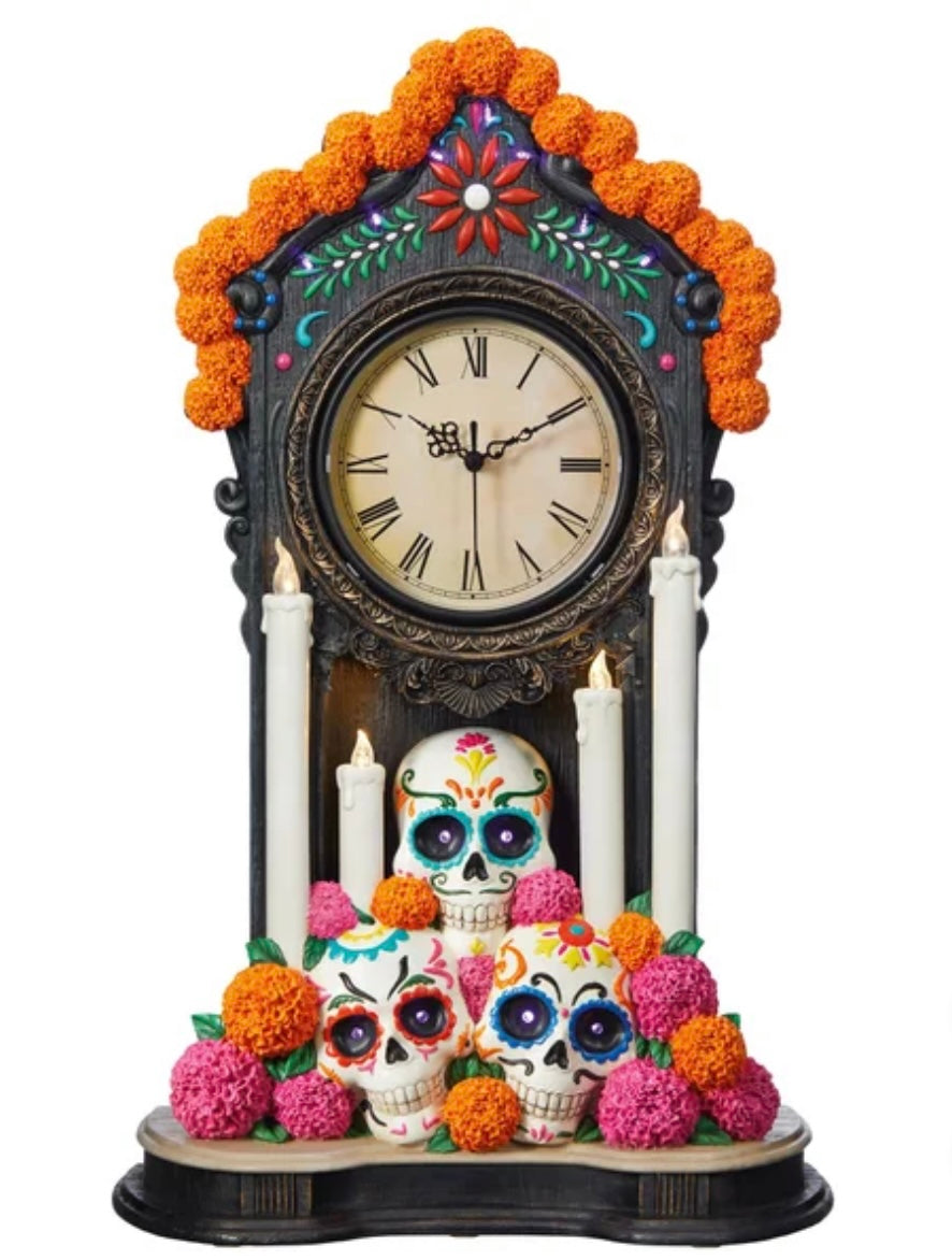 DAY OF THE DEAD CLOCK