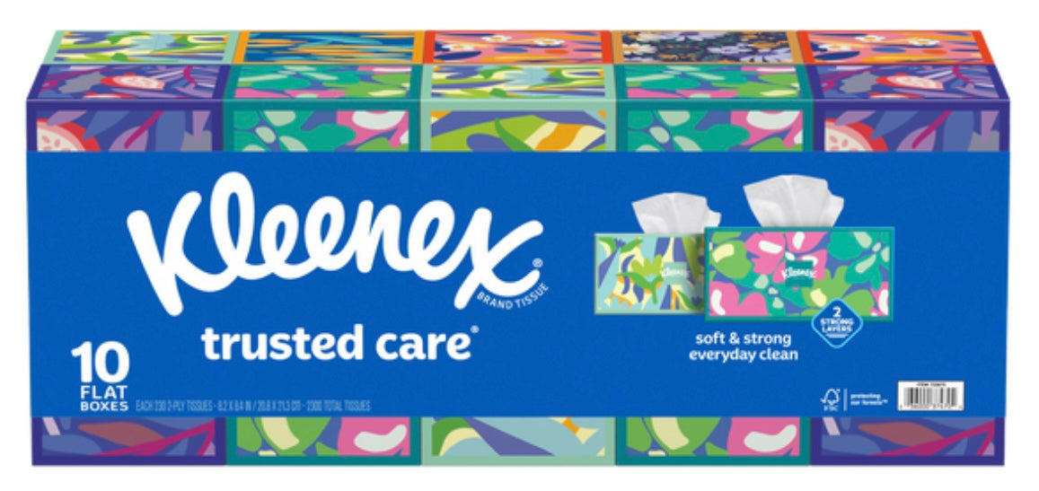 KLEENEX TRUSTED CARE 2PLY