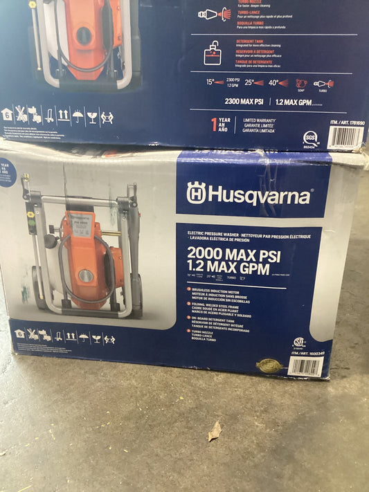 HUSQVARNA 2000PSI ELECTRC