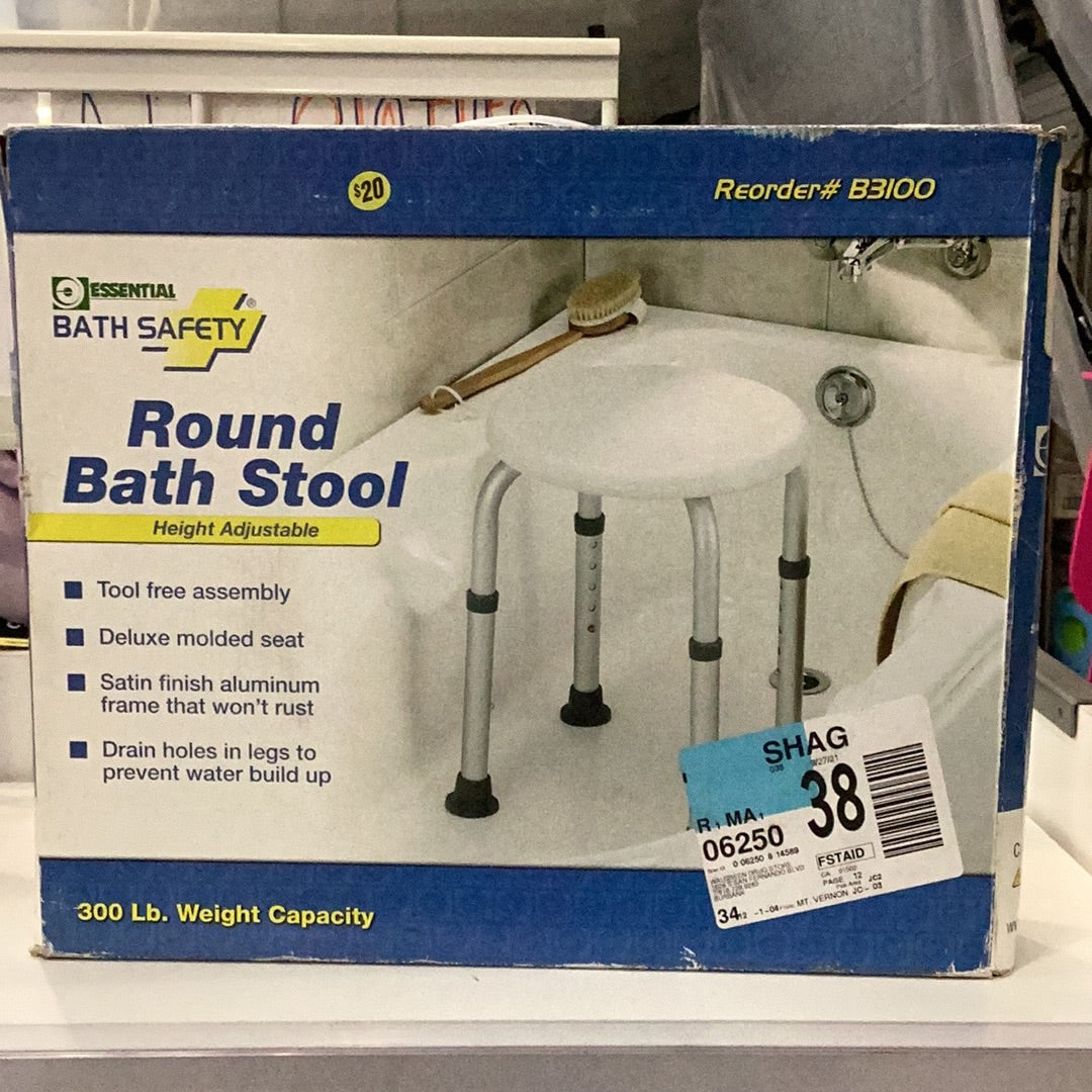 Round Bath Stool