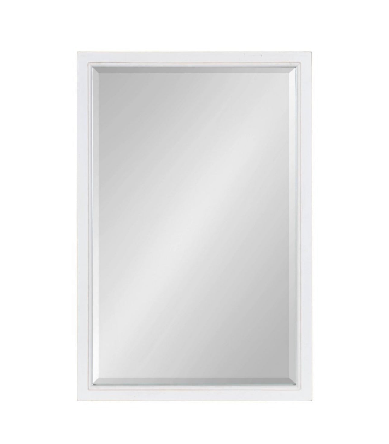 Hogan Wood Framed Decorative Wall Mirror White