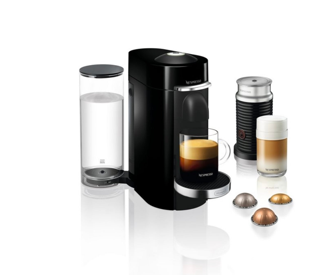 Nespresso Vertuo Plus Deluxe Coffee & Espresso Machine by De'Longhi - Titan