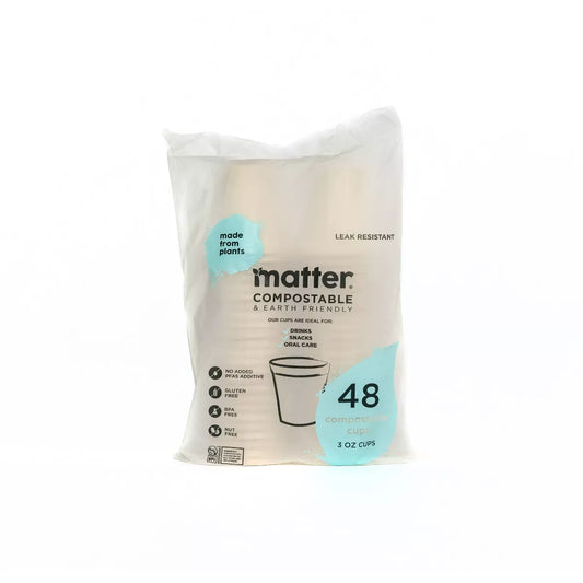 Matter Compostable Disposable Cup - 3oz/48ct