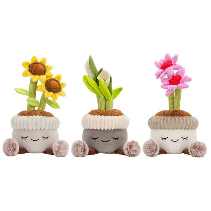 Greenhouse 12" Plush Plants, 3-pack